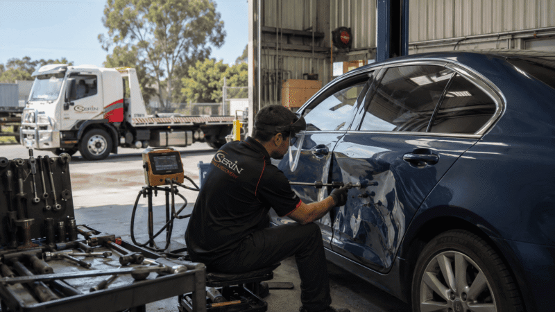 Dent Removal & Panel Straightening